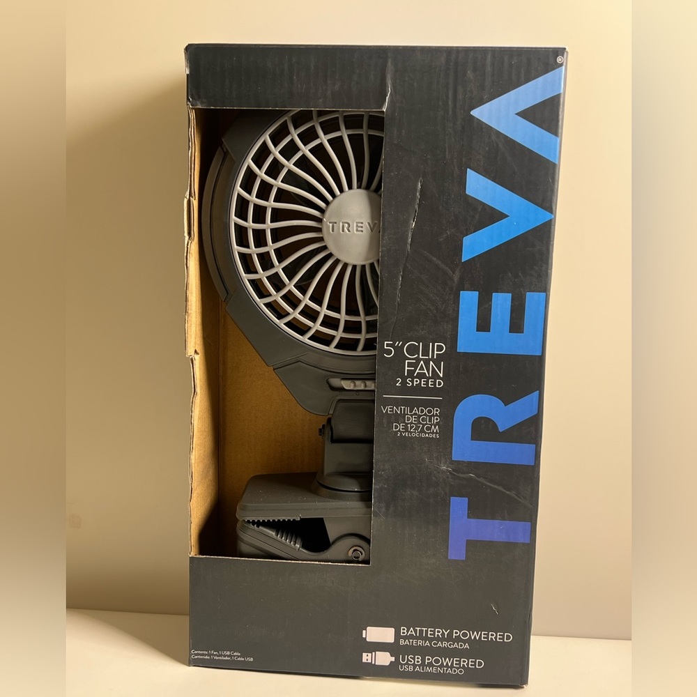 5” clip fan